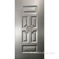 Plaque de porte en acier en relief décorative